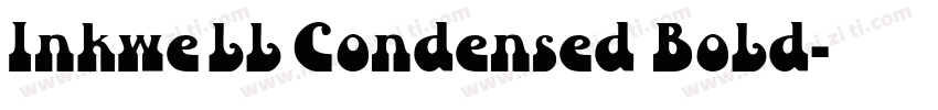 Inkwell Condensed Bold字体转换